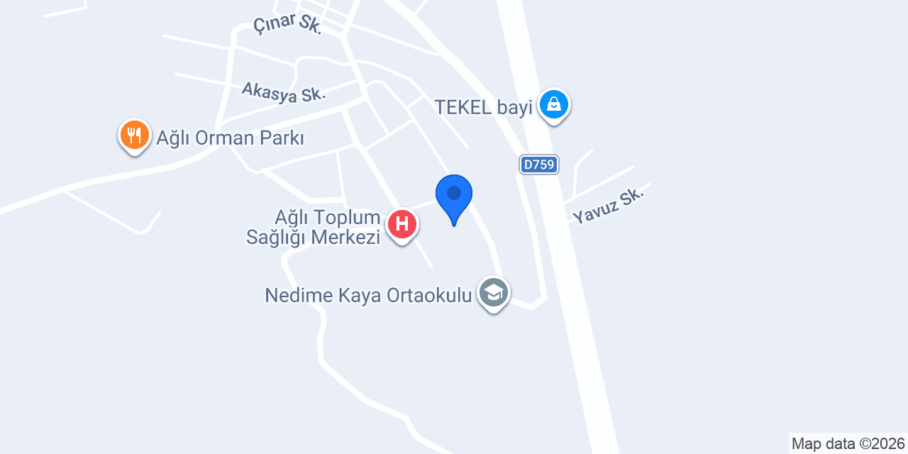 Ağlı öğrenci yurdu konumu