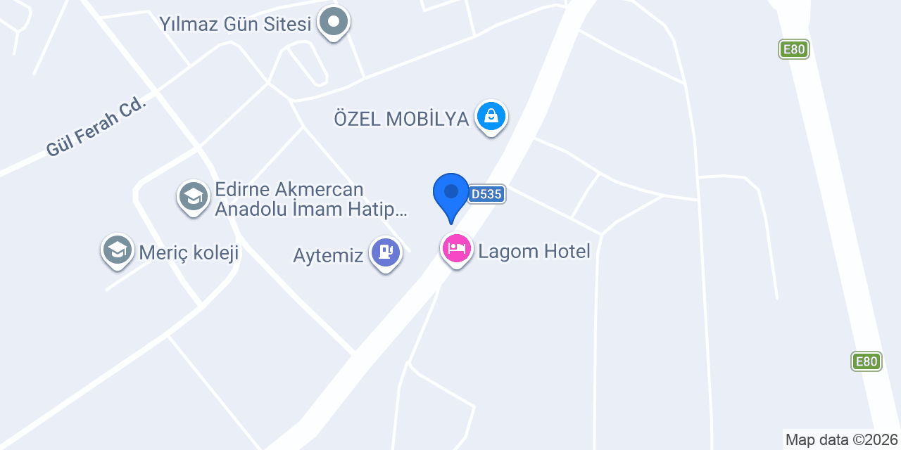İmza Hazır Yapı Aş. Edirne konumu