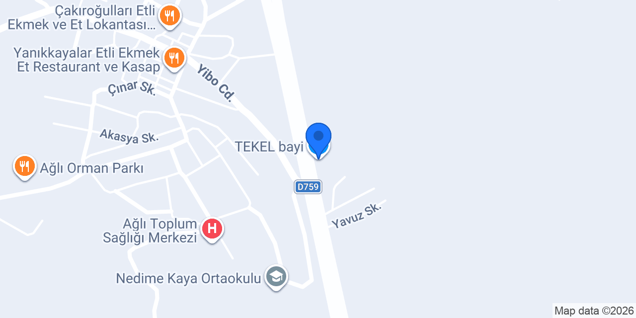 TEKEL bayi konumu