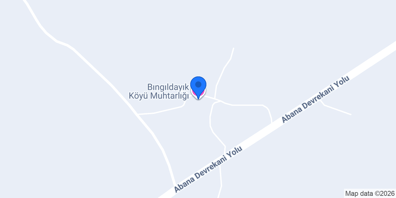 Bıngıldayık Köyü Muhtarlığı konumu