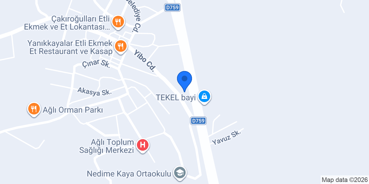 Kayalı Döküm konumu