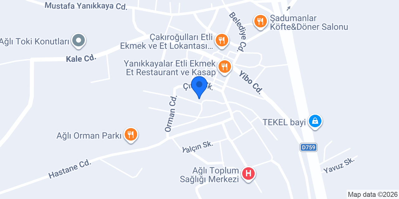 Aydağ Mermer konumu