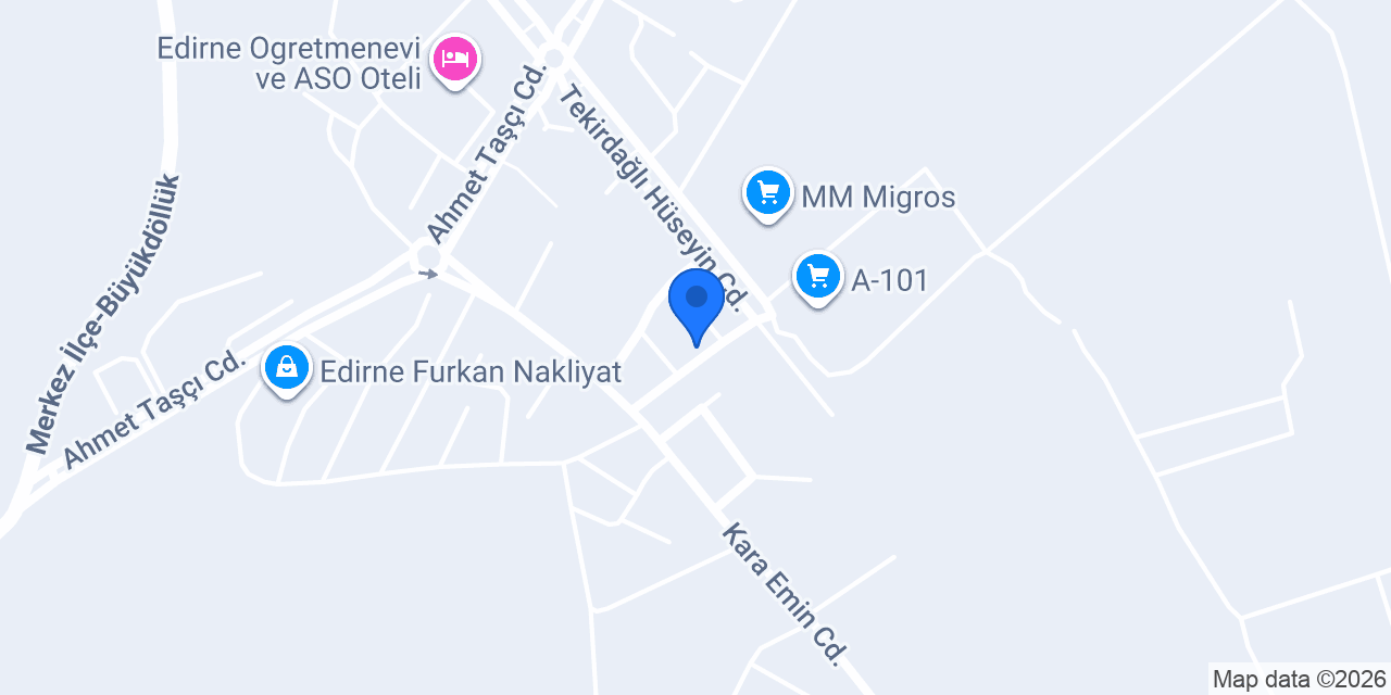 Devrim Temizlik Edirne konumu