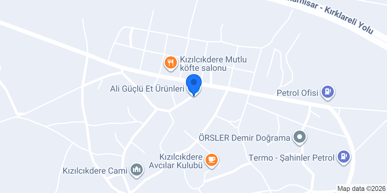 Ali Güçlü Et Ürünleri konumu