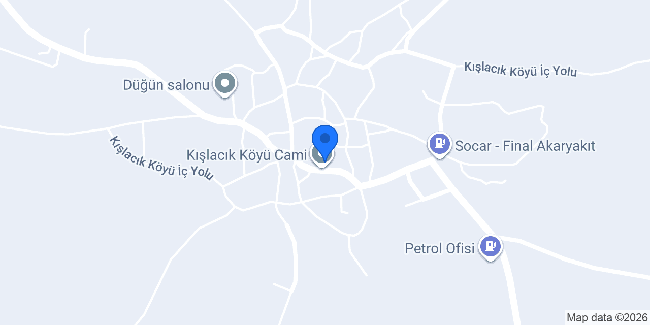 Kışlacık İlköğretim Okulu konumu