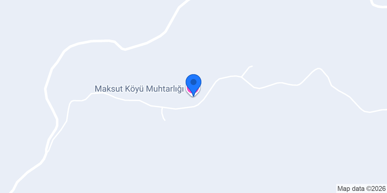 Maksut Köyü Muhtarlığı konumu