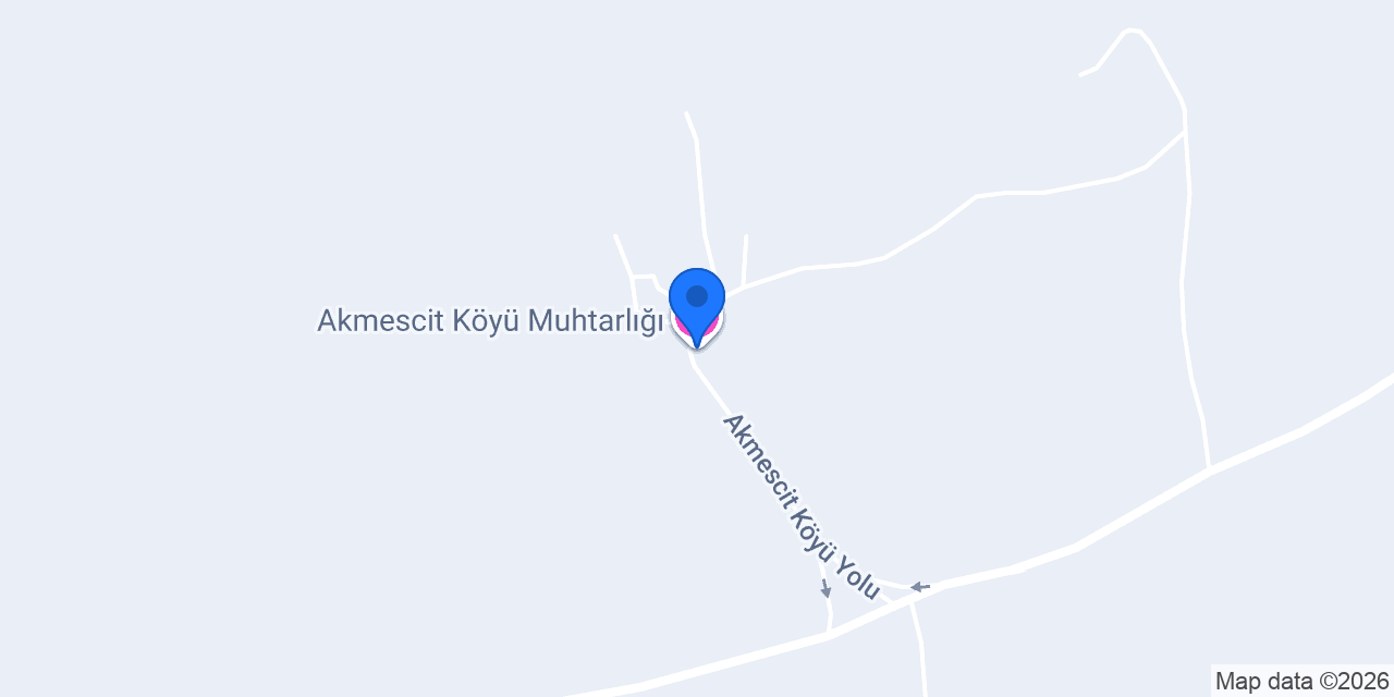 Akmescit Köyü Muhtarlığı konumu