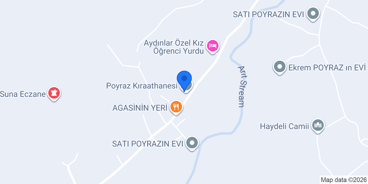 Poyraz Kıraathanesi konumu
