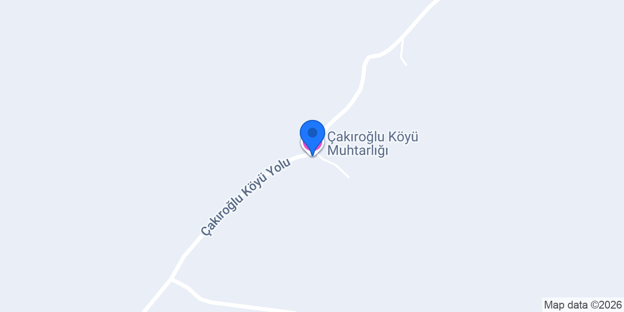 Çakıroğlu Köyü Muhtarlığı konumu