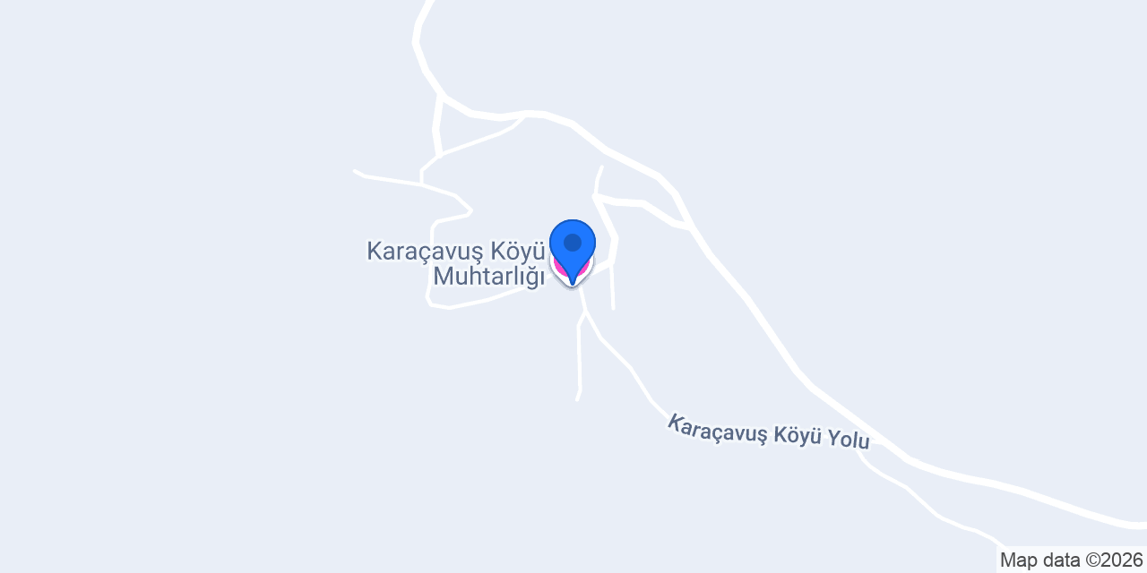Karaçavuş Köyü Muhtarlığı konumu