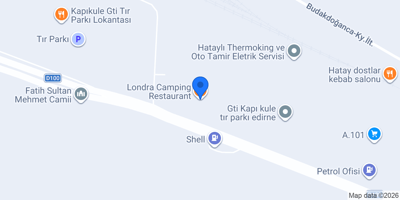 Londra Camping Restaurant konumu
