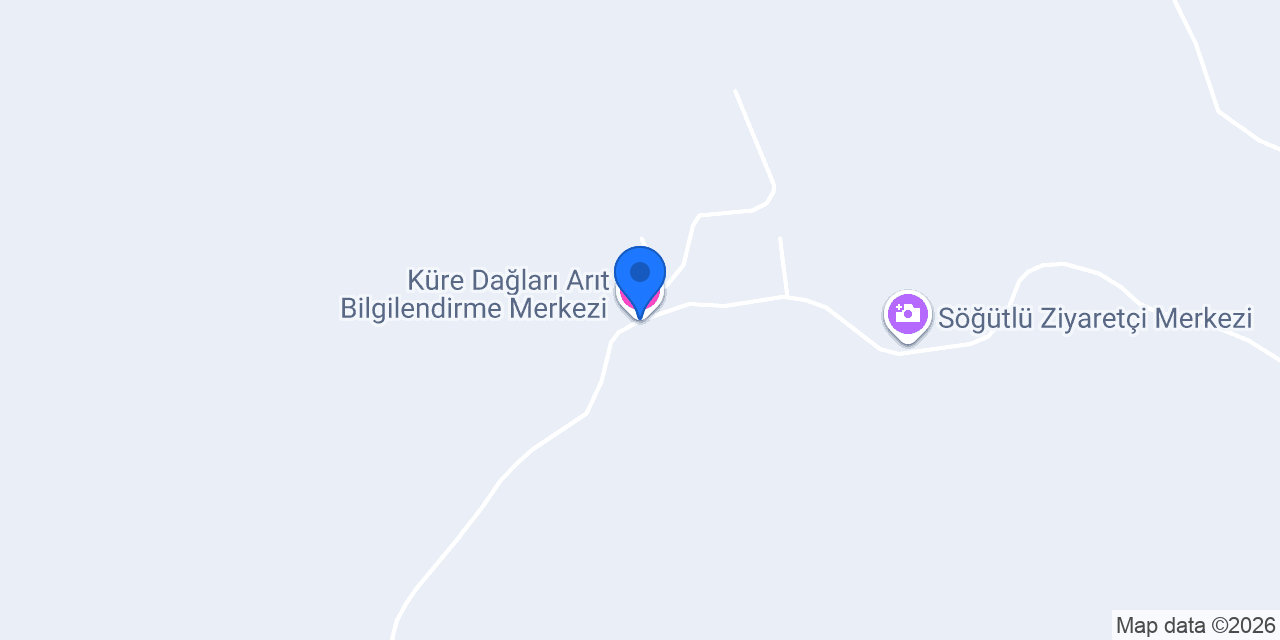 Küre Dağları Arıt Bilgilendirme Merkezi konumu