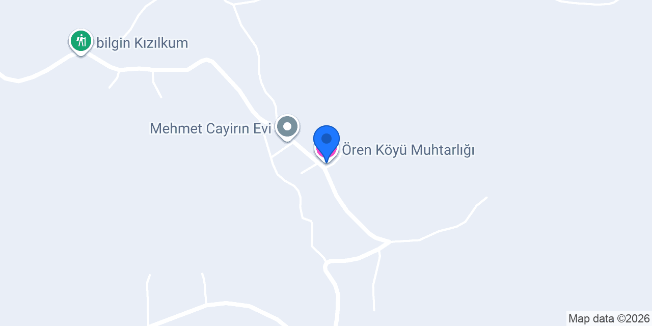 Ören Köyü Muhtarlığı konumu