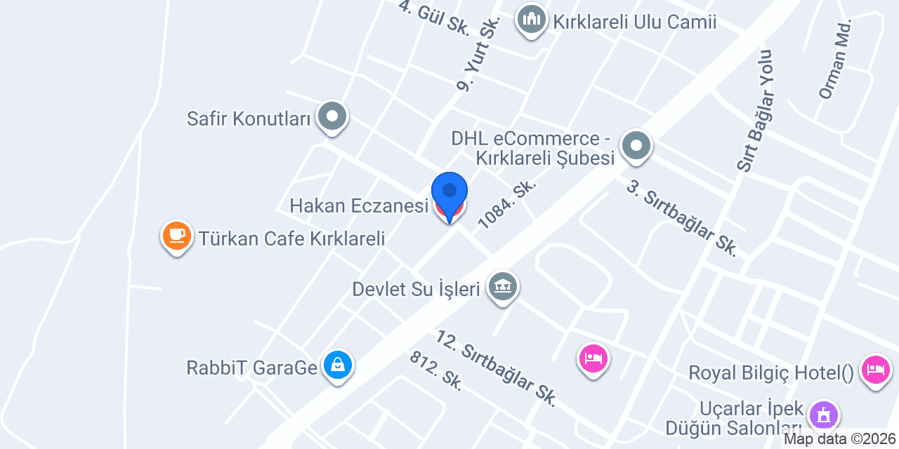 Hakan Eczanesi konumu