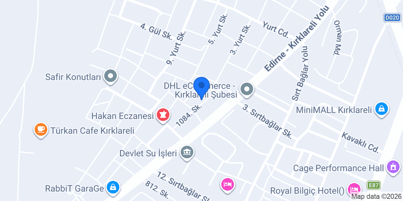 Evim Butik Hotel konumu