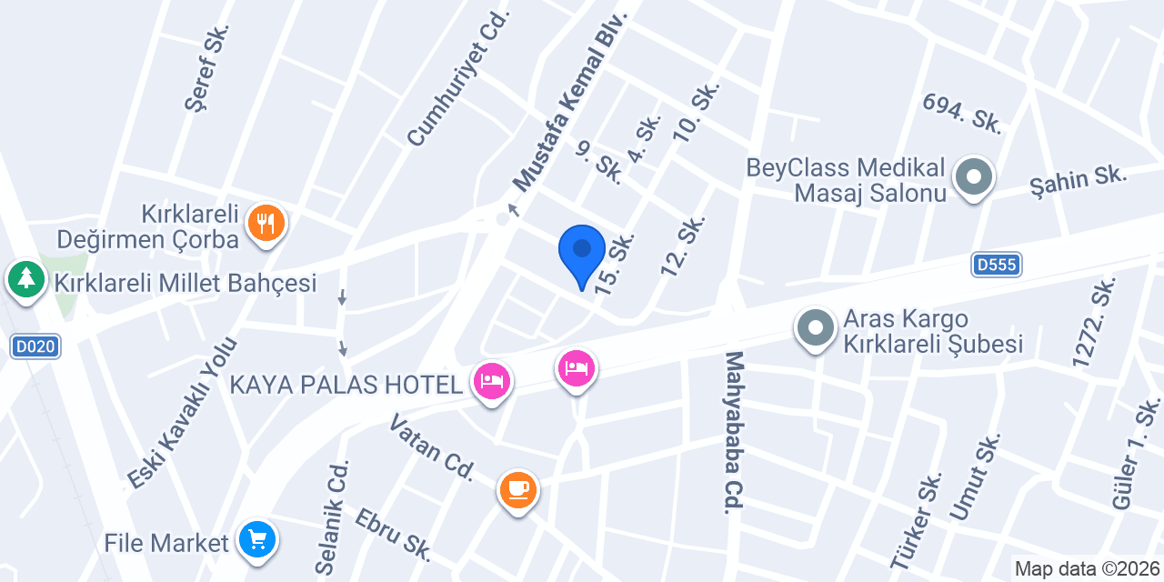 Özhan Kapı ve Mobilya konumu