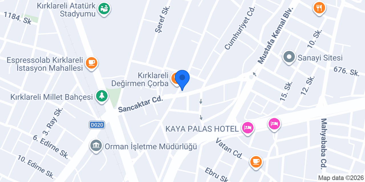 Çetintaş Pazarlama konumu