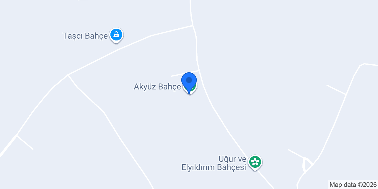 Akyüz Bahçe konumu