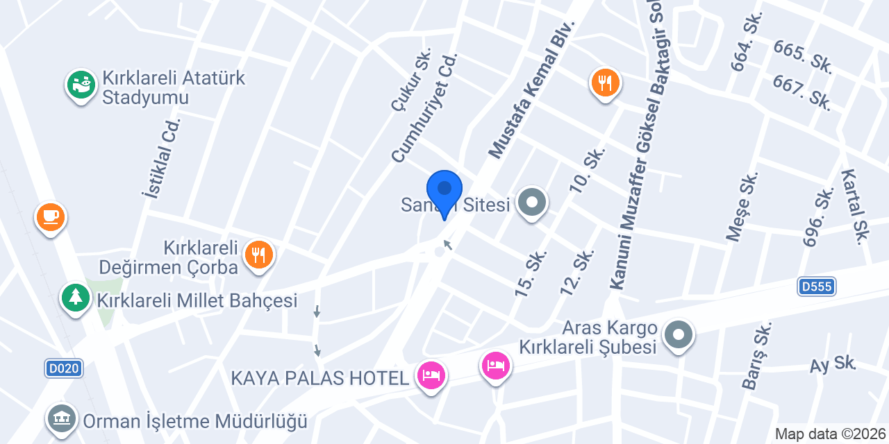 MODA KAPI KIRKLARELİ konumu