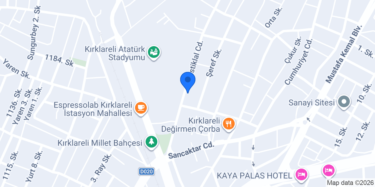Puffy | Kırklareli konumu