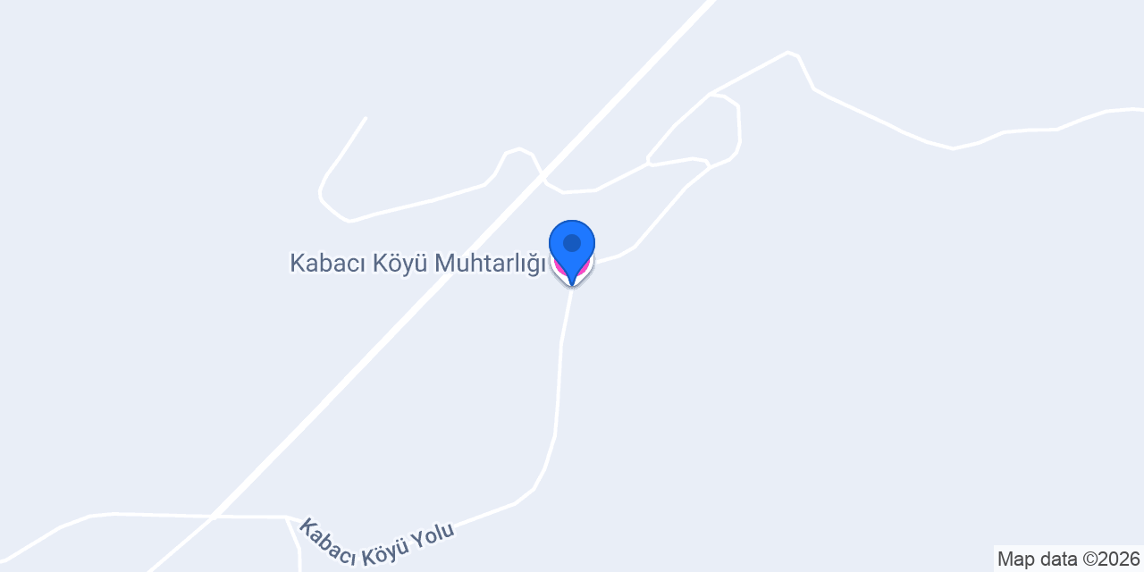 Kabacı Köyü Muhtarlığı konumu