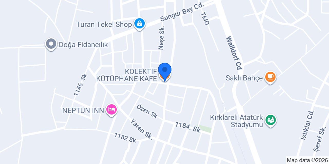 KOLEKTİF KÜTÜPHANE KAFE konumu