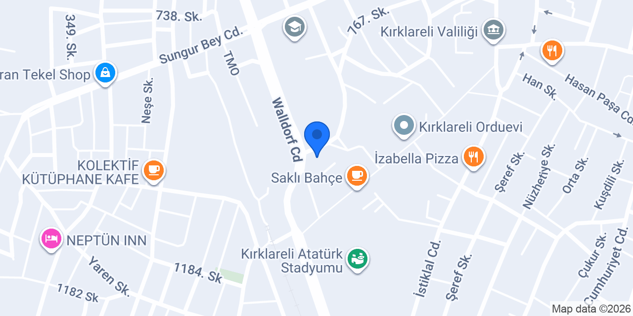Bulvar Eczanesi konumu