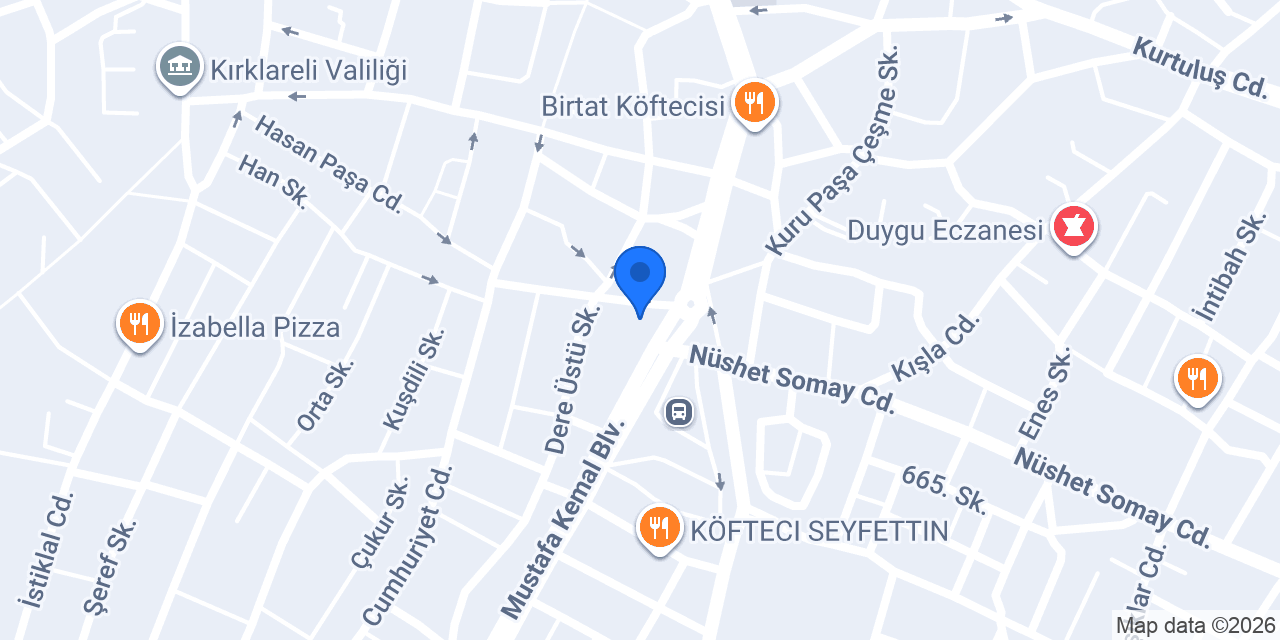 Yaman Kuru Temizleme konumu