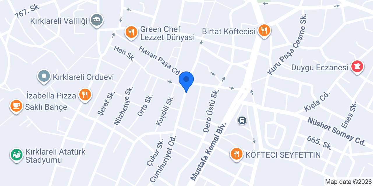 Aras Çiçekcilik konumu