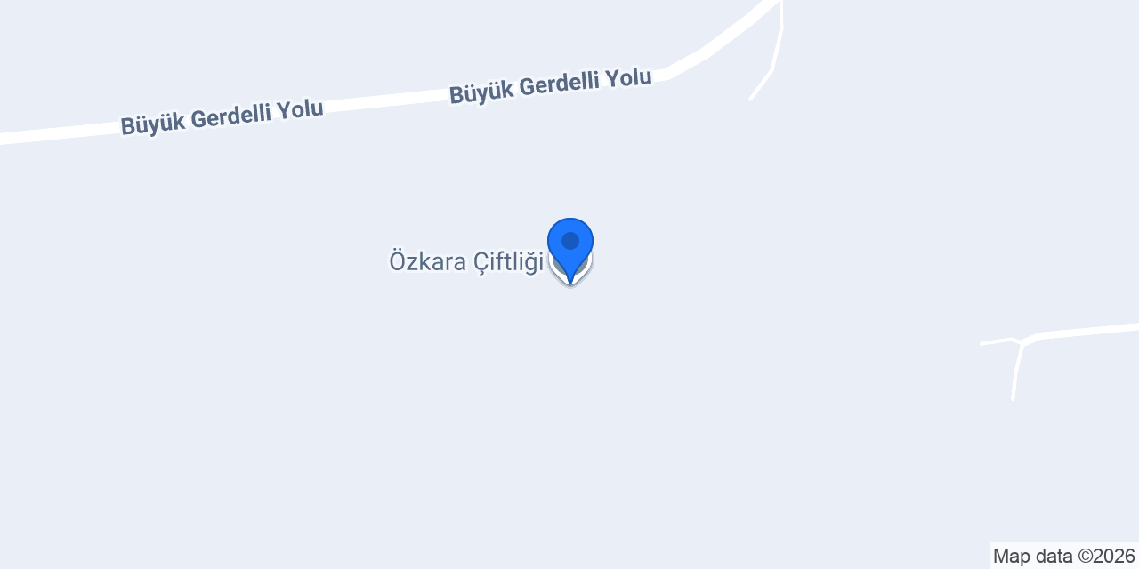 Özkara Çiftliği konumu
