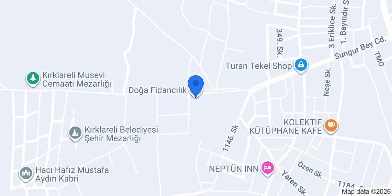Doğa Fidancılık konumu