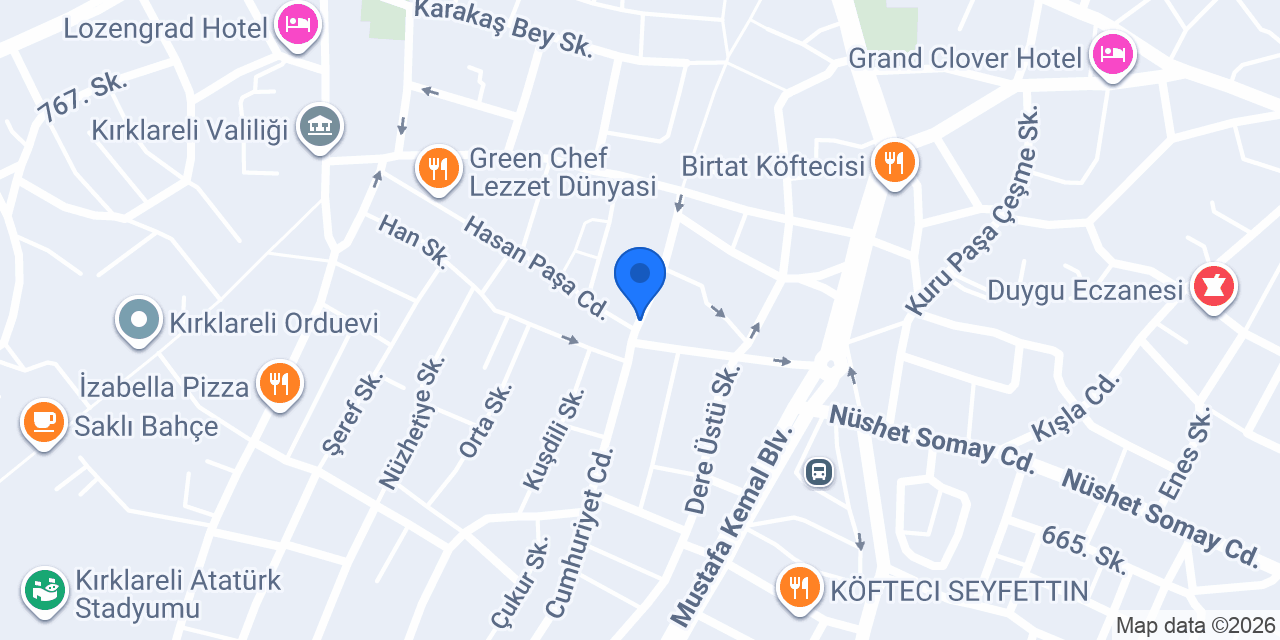 Hataylı Dönerci Kadir Usta konumu