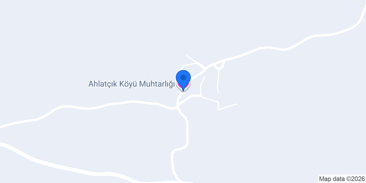 Ahlatçık Köyü Muhtarlığı konumu