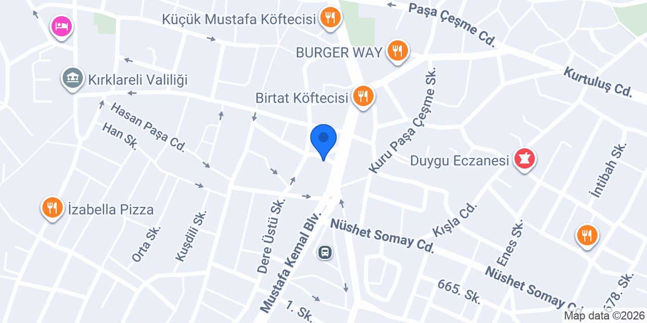 GERDANLI UNLU MAMÜLLER konumu