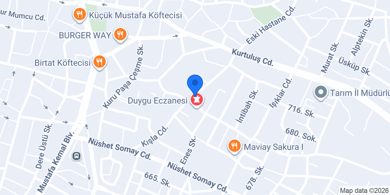 YILDIZ MARKET konumu