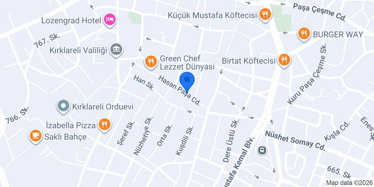 Sefa İskender Kebap konumu