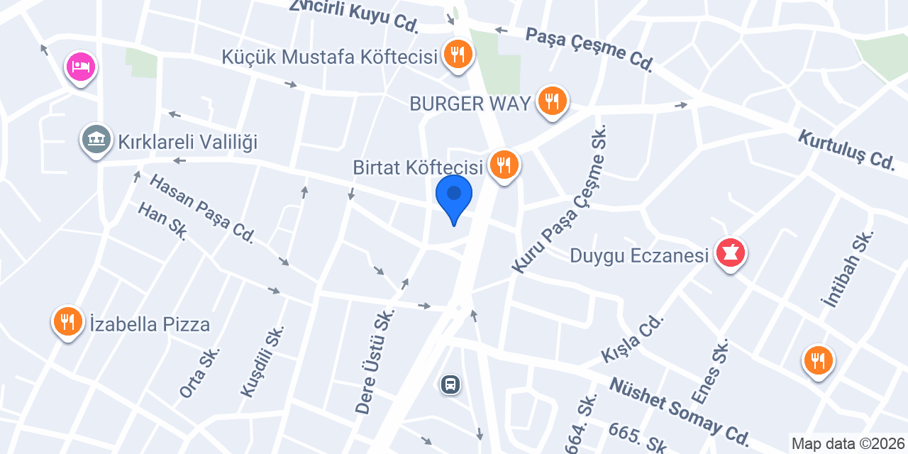 Bitaksikirklareli.39 konumu