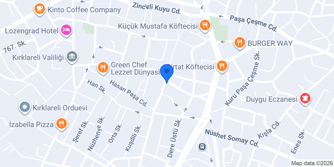 Çakır Et konumu