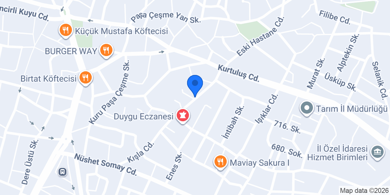 ES Tuhafiye konumu
