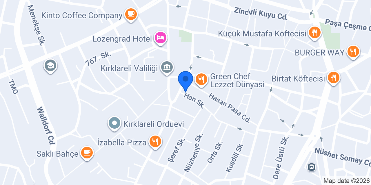 Nar Bistro konumu