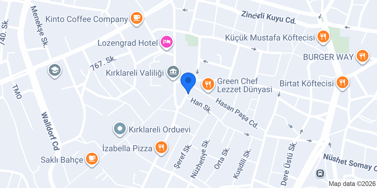 Ada Çiçek Organizasyon konumu