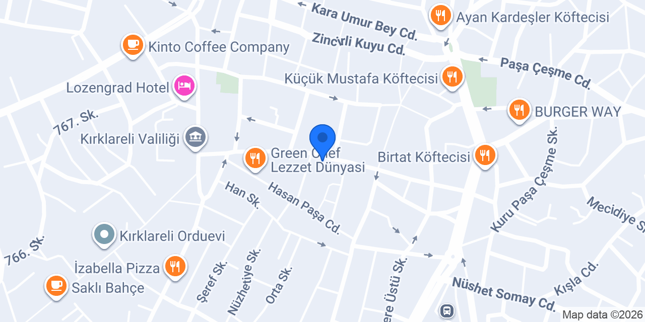 Eğlenti Cafe konumu