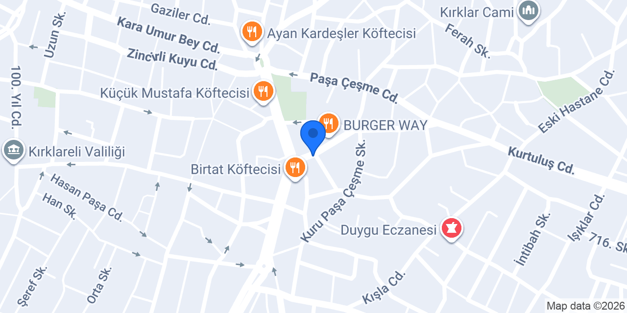 Rumeli Boşnak Börekçisi konumu