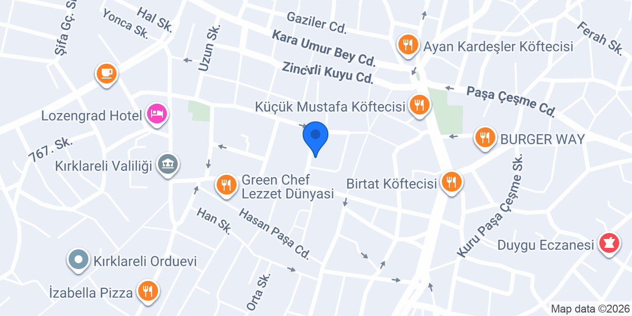 Rüyam Terzi konumu