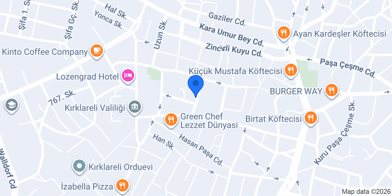 SMMM Bora ZENGİN konumu