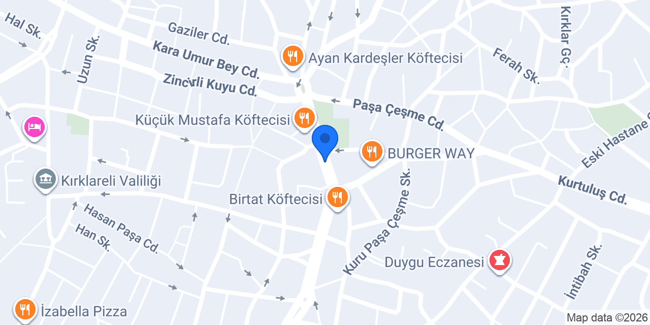 Laz Emlak Mimarlık konumu