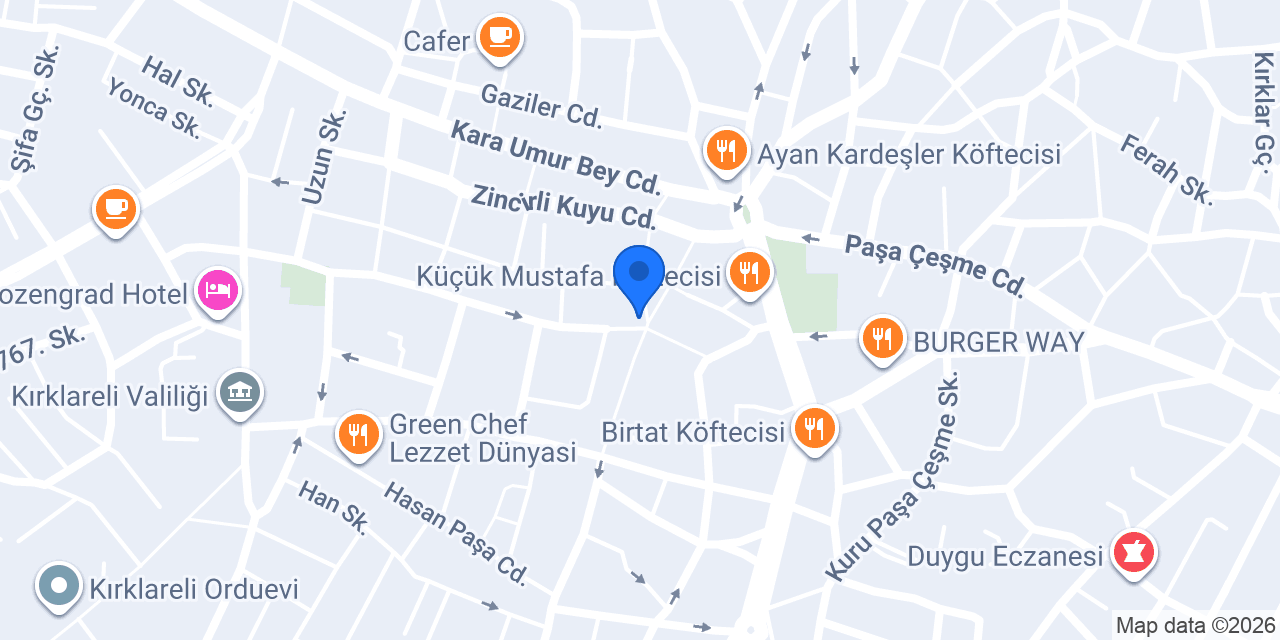 Kastar Hukuk Bürosu konumu