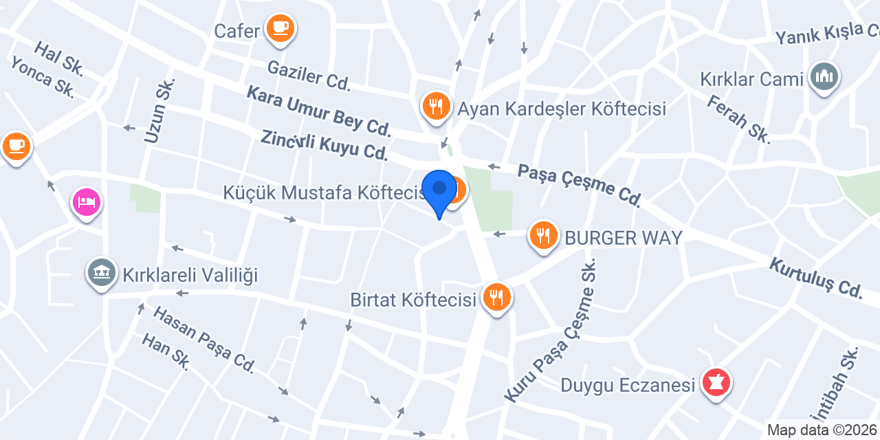 Chill Bistro konumu