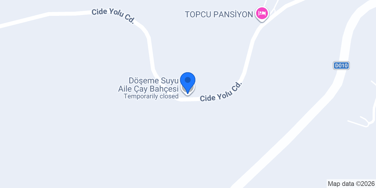 Döşeme Suyu Aile Çay Bahçesi konumu