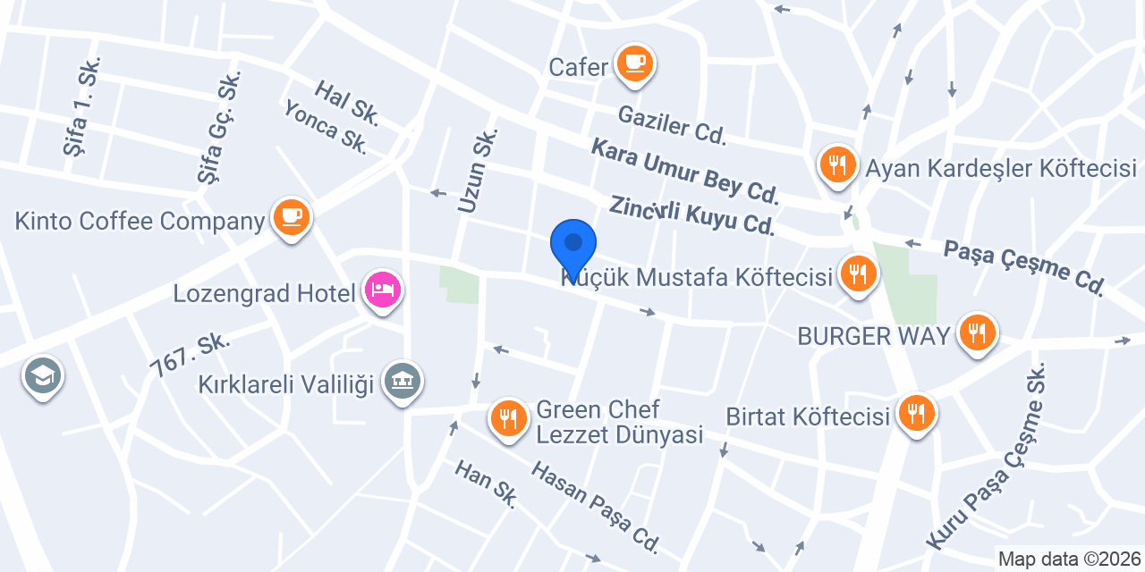 Şükran Dikim Evi Terzi konumu